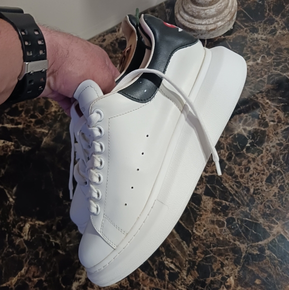⚫️ Black Friday Alexander Mcqueen Oversized Chunky Shoes/Sneakers Size 40 EU - Picture 5 of 11